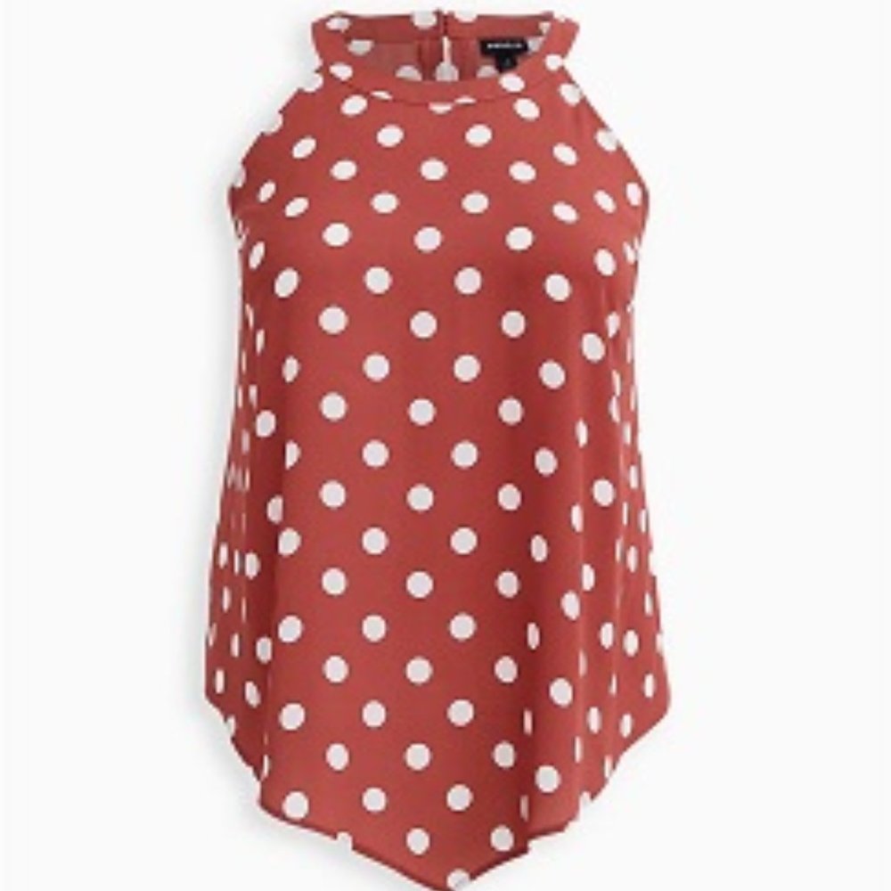 Torrid high neck blouse 00